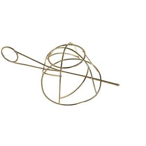 Arielle de Pinto Bun In Cage Brass Hair Accessory
